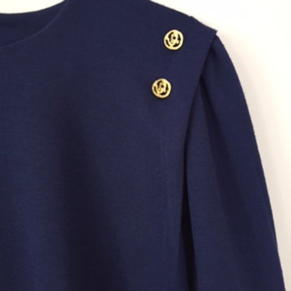 D'ALLAIRD'S WOMEN DRESS. SIZE 16.  COLOR BLUE - Picture 3 of 4